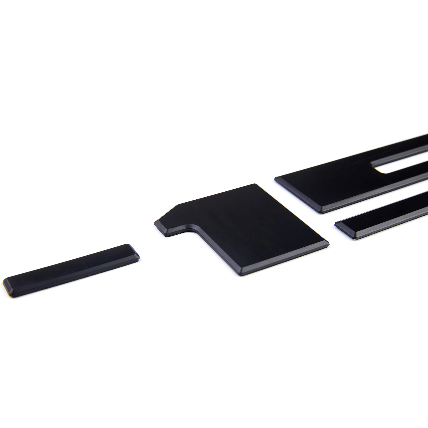 Ford F-150 2018-2020 Rear Tailgate Inserts Letters Trunk Lid emblems Badges 3D Stickers Decals Nameplate Matte Black