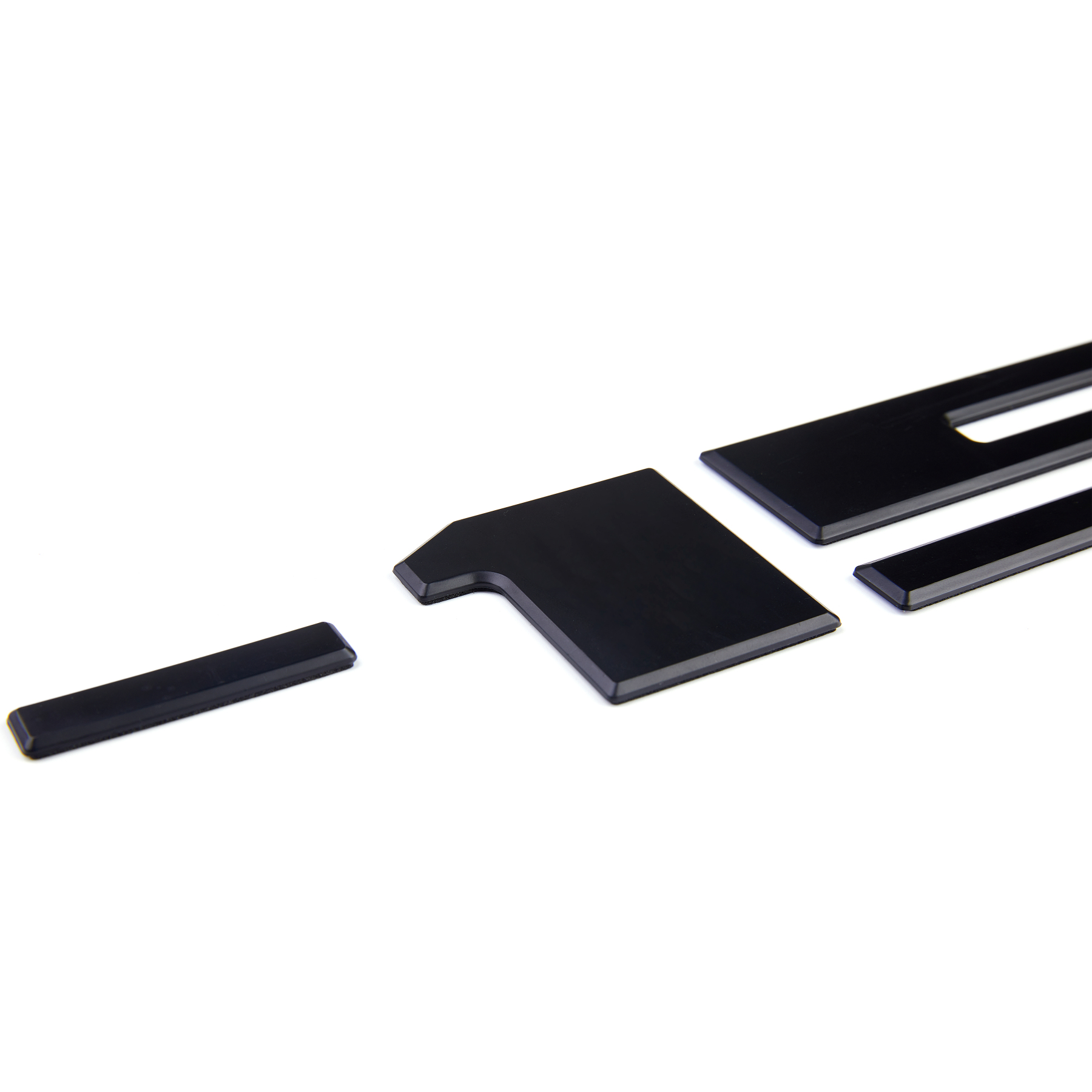 Ford F-150 2018-2020 Rear Tailgate Inserts Letters Trunk Lid emblems Badges 3D Stickers Decals Nameplate Matte Black