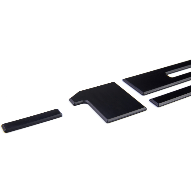 Ford F-150 2018-2020 Rear Tailgate Inserts Letters Trunk Lid emblems Badges 3D Stickers Decals Nameplate Matte Black
