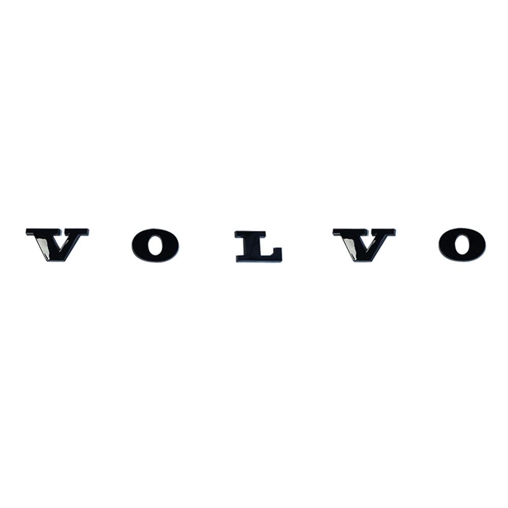 VOLVO Rear Tailgate Letters Trunk Lid Badge Nameplate Emblem Sport Gloss Black