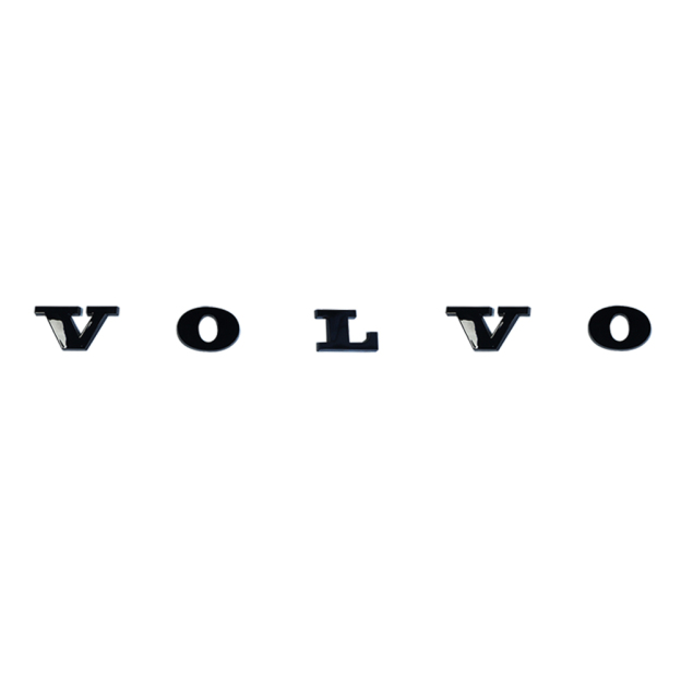 VOLVO Rear Tailgate Letters Trunk Lid Badge Nameplate Emblem Sport Gloss Black