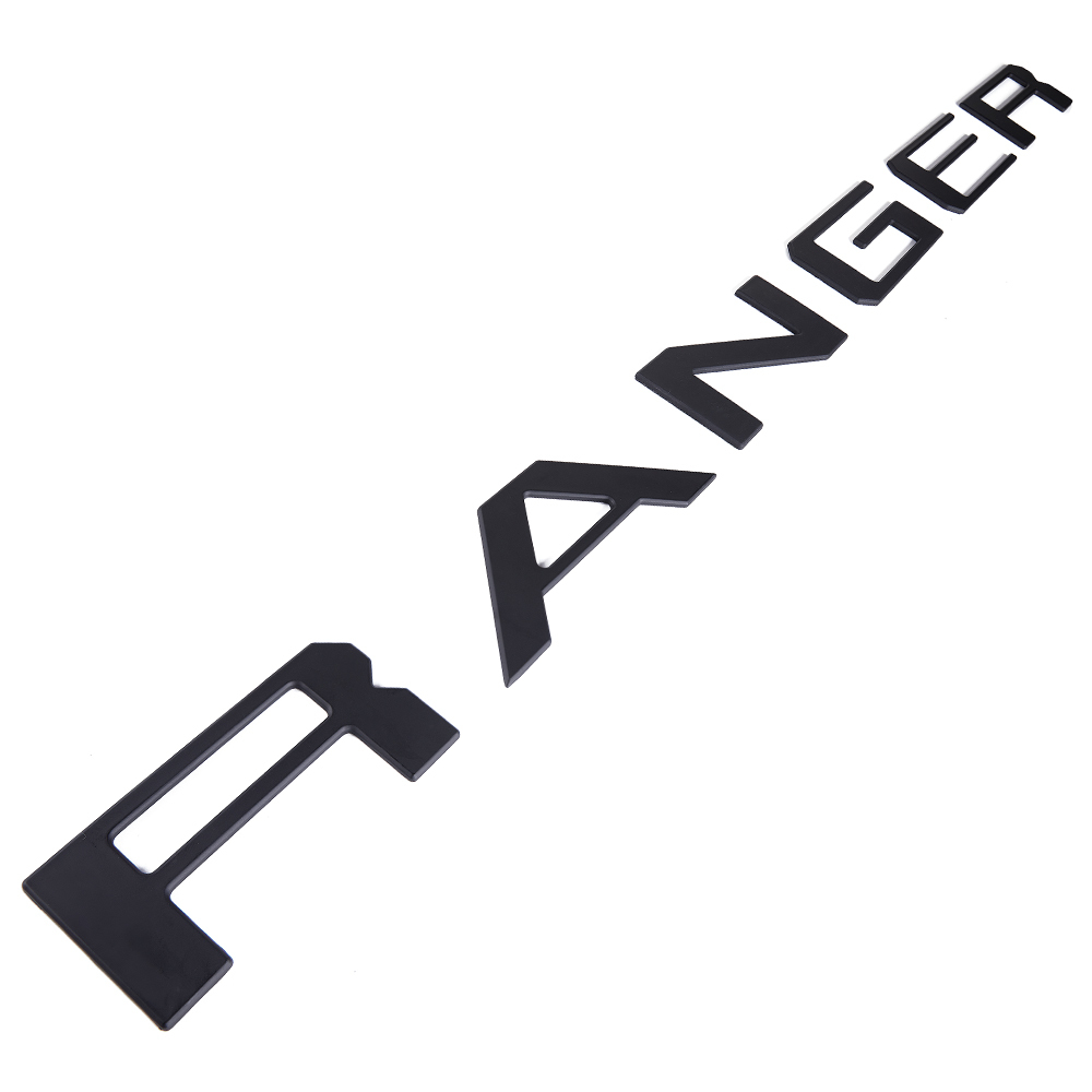 2019-2022 Ranger Letter ABS Matte Black Ford VKB3Z-9942528-B