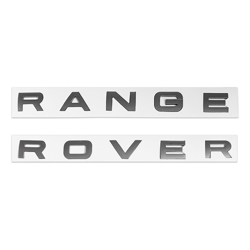 1PC Range Rover Letter Front Hood / Rear Trunk Tailgate ABS plastic Land Rover