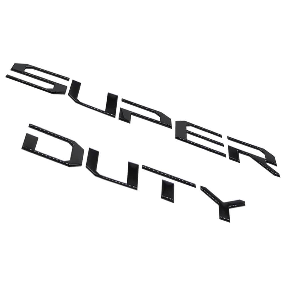 2023-2025 Super Duty ABS Tailgate Letter Gloss Black 