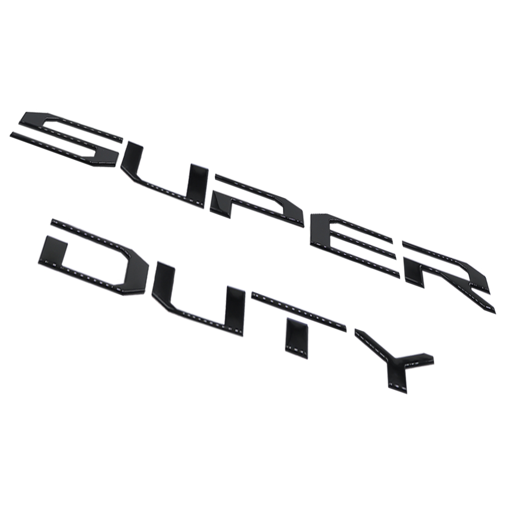 2023-2025 Super Duty ABS Tailgate Letter Gloss Black 