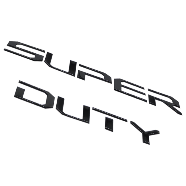 2023-2025 Super Duty ABS Tailgate Letter Gloss Black 