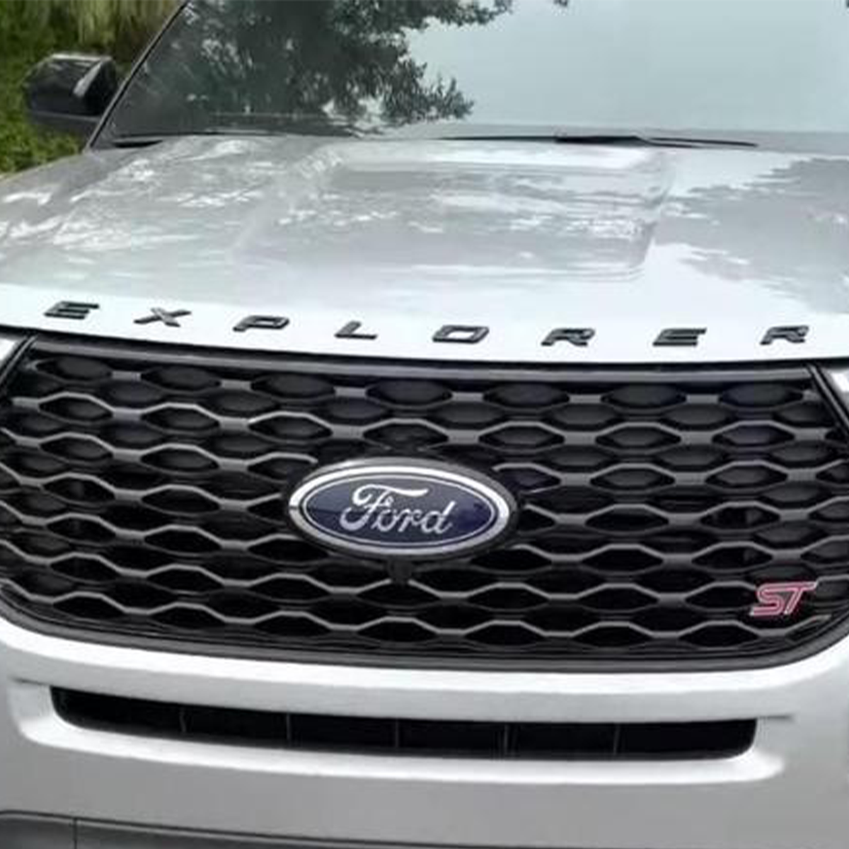 2020-2026 Explorer ABS Front Hood or Rear Tailgate Badge Gloss Black Ford 3D Sticker Decal
