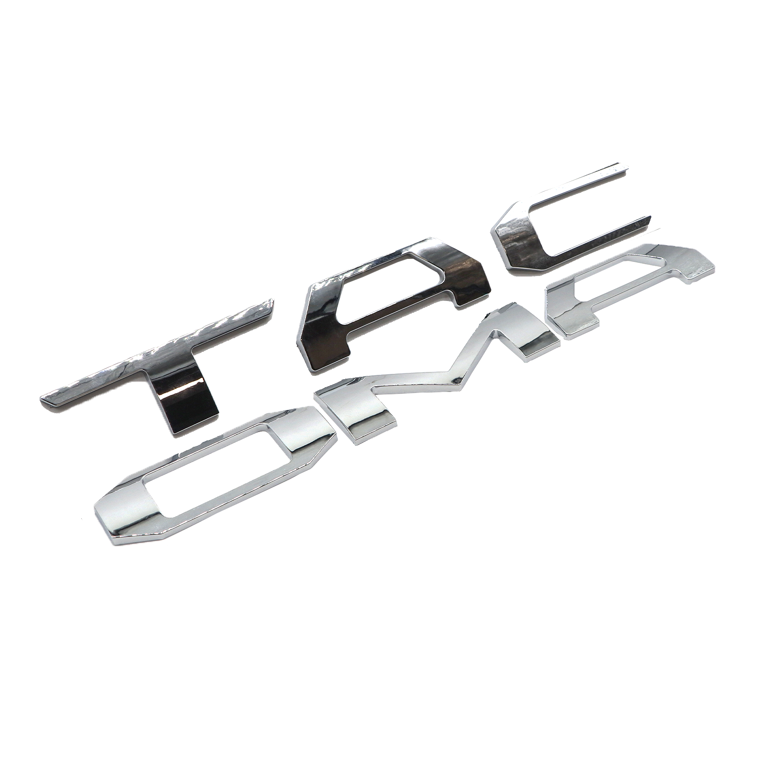 2016-2023 Tacoma Abs Plastic Tailgate Letters Gloss Chrome Toyota 6pcs Letters