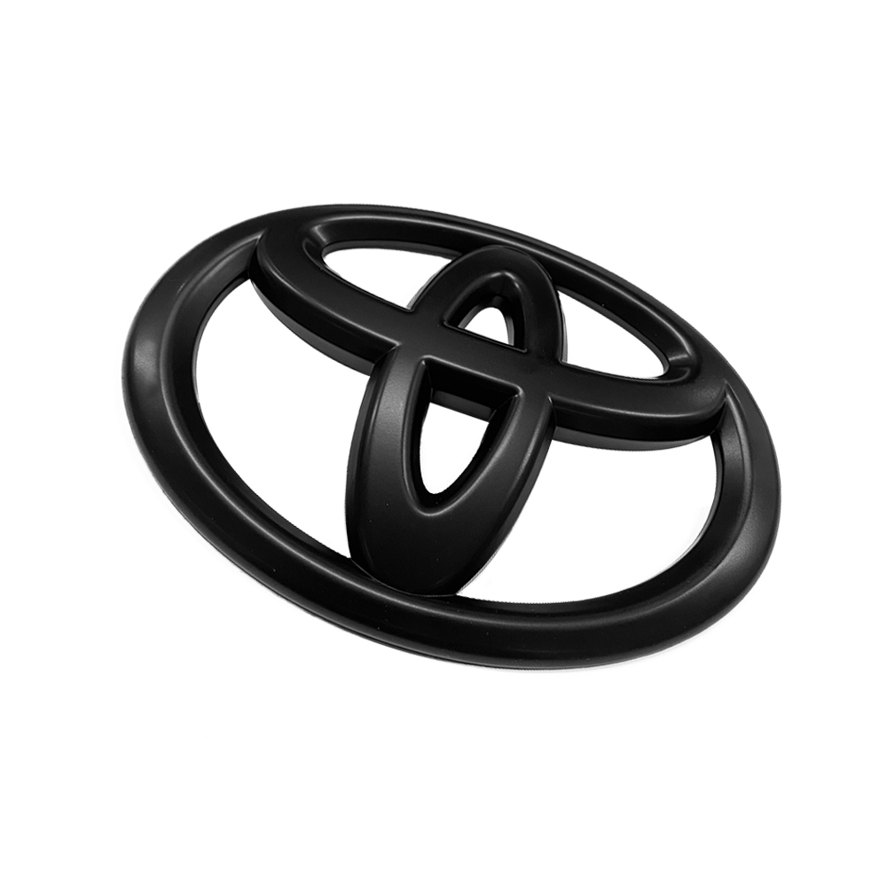 1pc 2007-2013 Tundra Plastic Front Grille Emblem Overlay Matte Black Toyota 75311-0C030