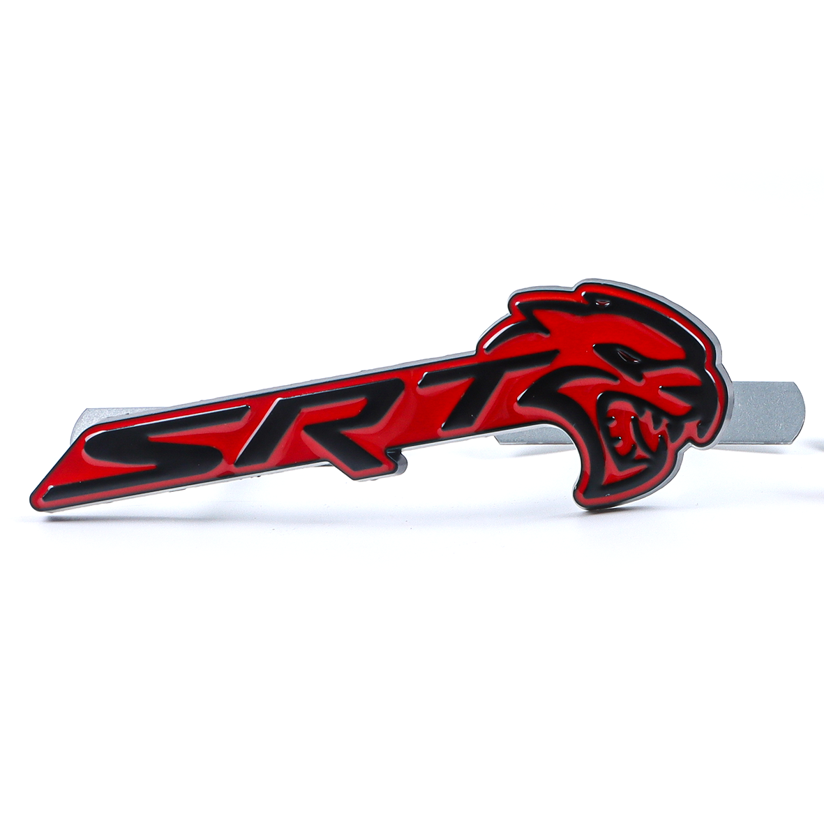 2018-2026 Charger Durango Hellcat SRT Metal Front Grille Badge Black Red Dodge Decal Nameplate