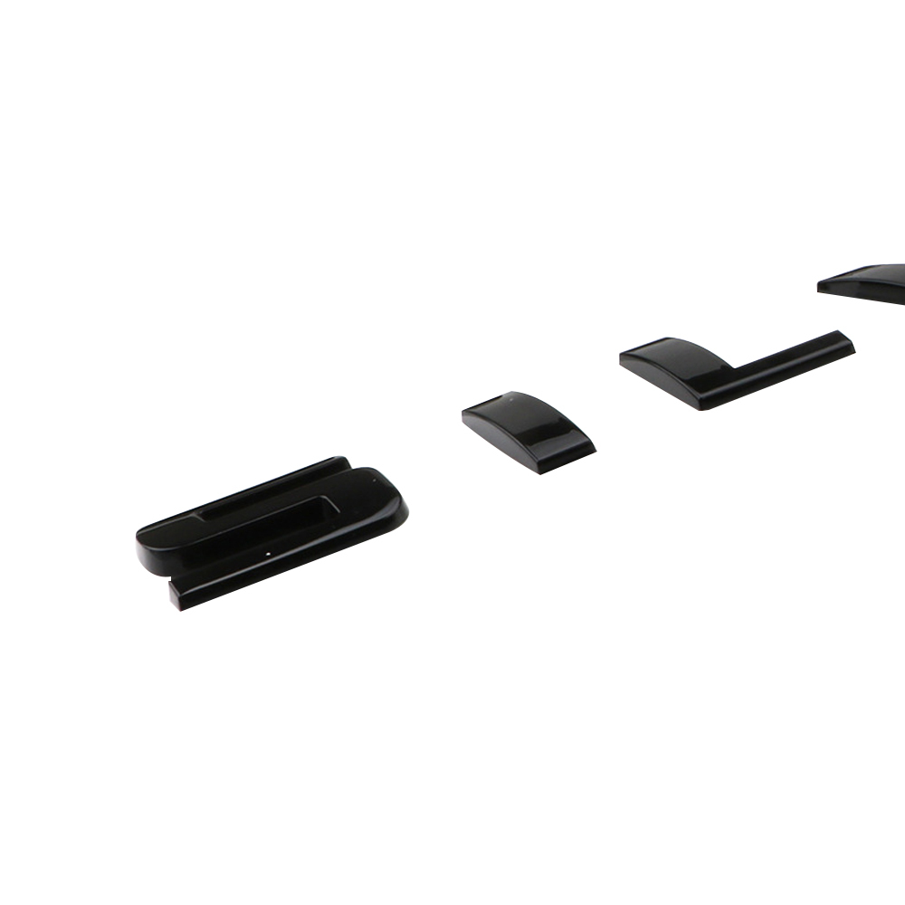 1pcs 2007-2018 Silverado 1500 2500 Plastic Door Side Tailgate Letters Gloss Black Chevrolet