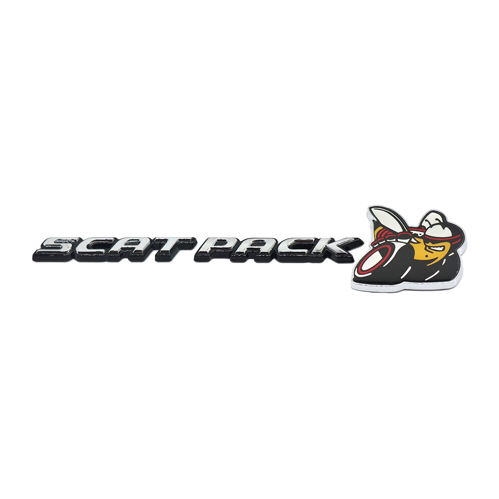 2019-2023 Charger Challenger Hellcat SRT SCAT PACK Bee Rear Trunk Badges Dodge 68633342AA