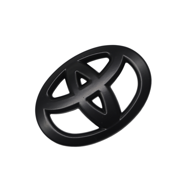 1PC Tacoma 4runner Tundra Plastic Steering Wheel Emblem Overlay Protector Matte Black Toyota 