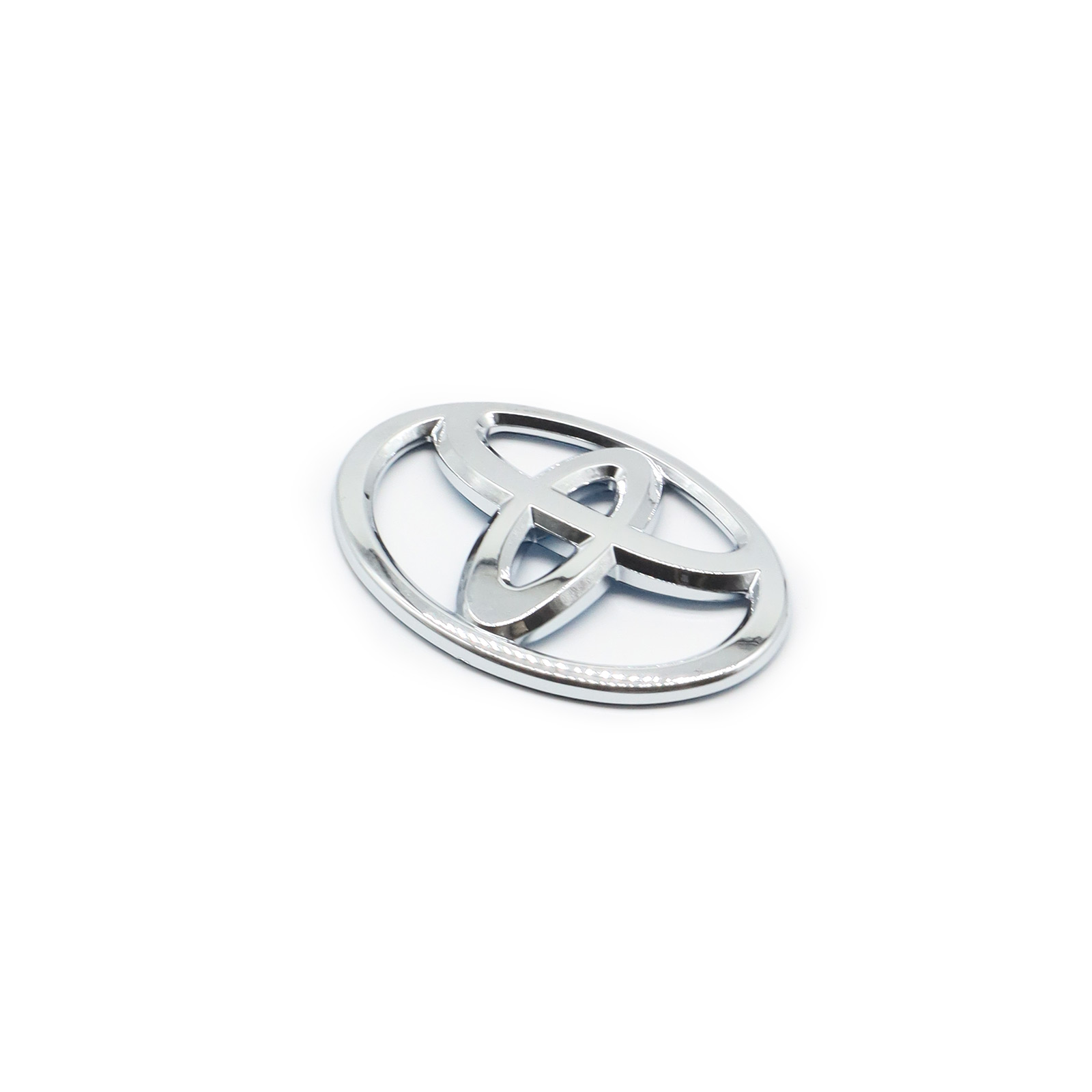 1PC Corolla Camry 4Runner Highlander Tacoma Steering Wheel Emblem Chrome Toyota