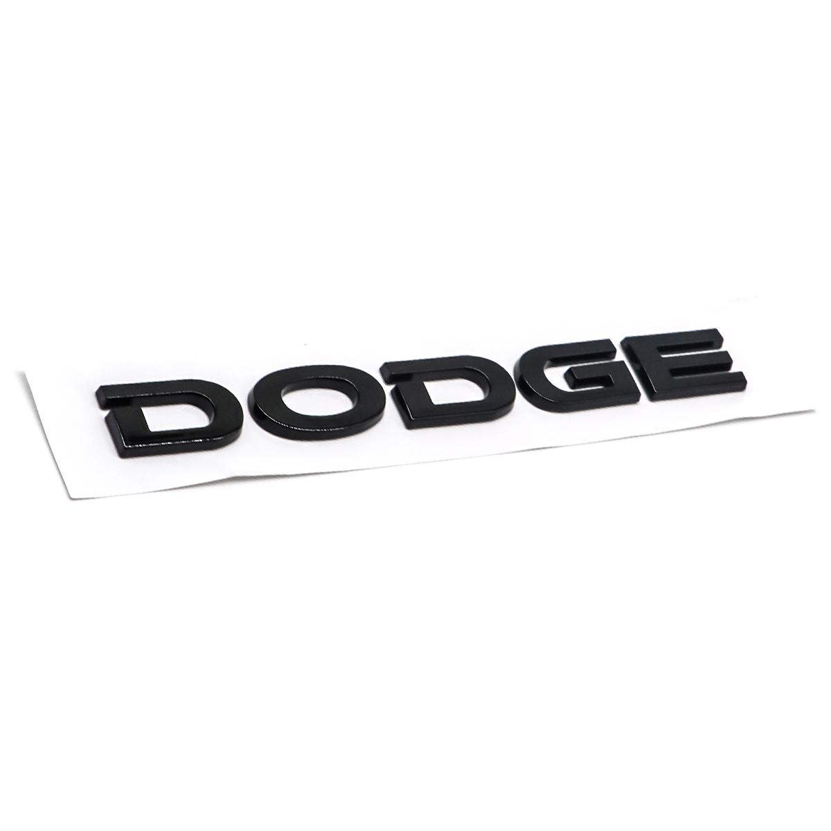 2009-2012 Charger Journey Avenger 300 ABS Tailgate Letter Gloss Black Dodge Chrysler Rear Trunk Decal