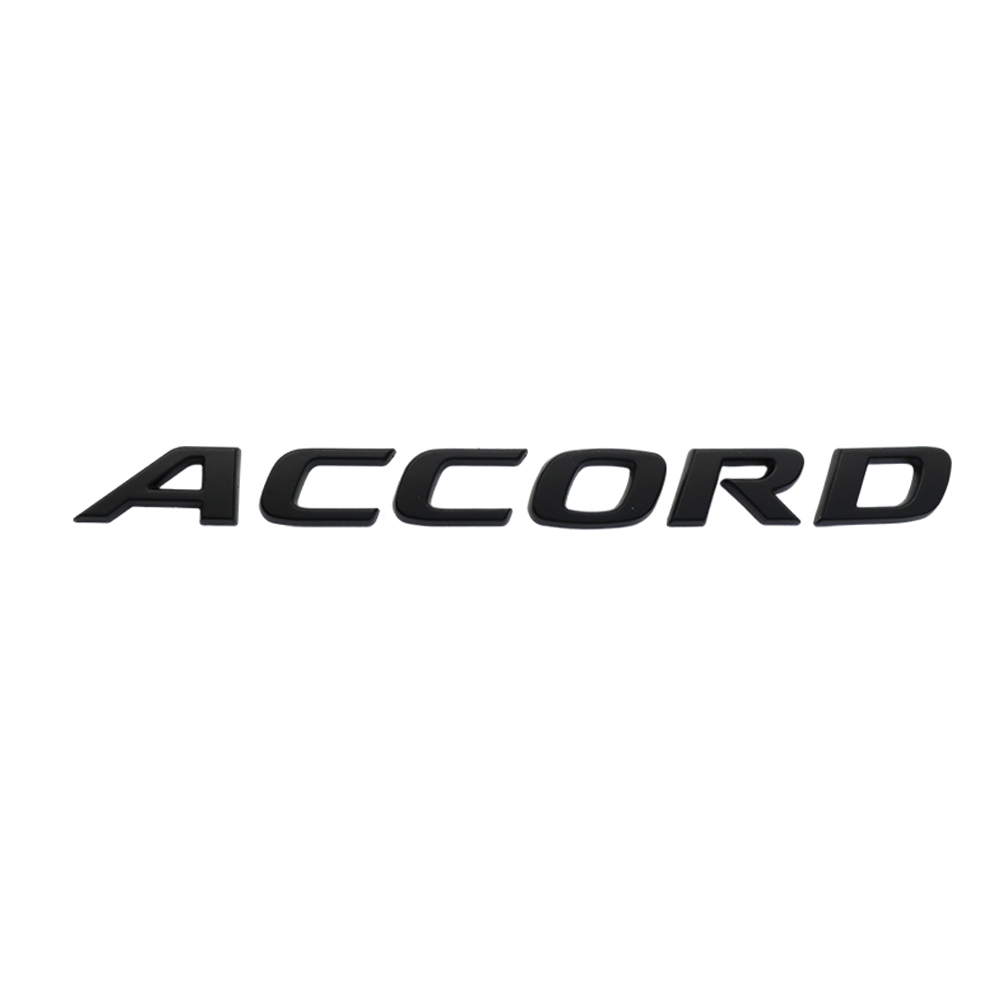 1Pcs 2018-2021 Accord ABS Plastics Rear Adhesive Letter Matte Black Honda 08F20TVA100