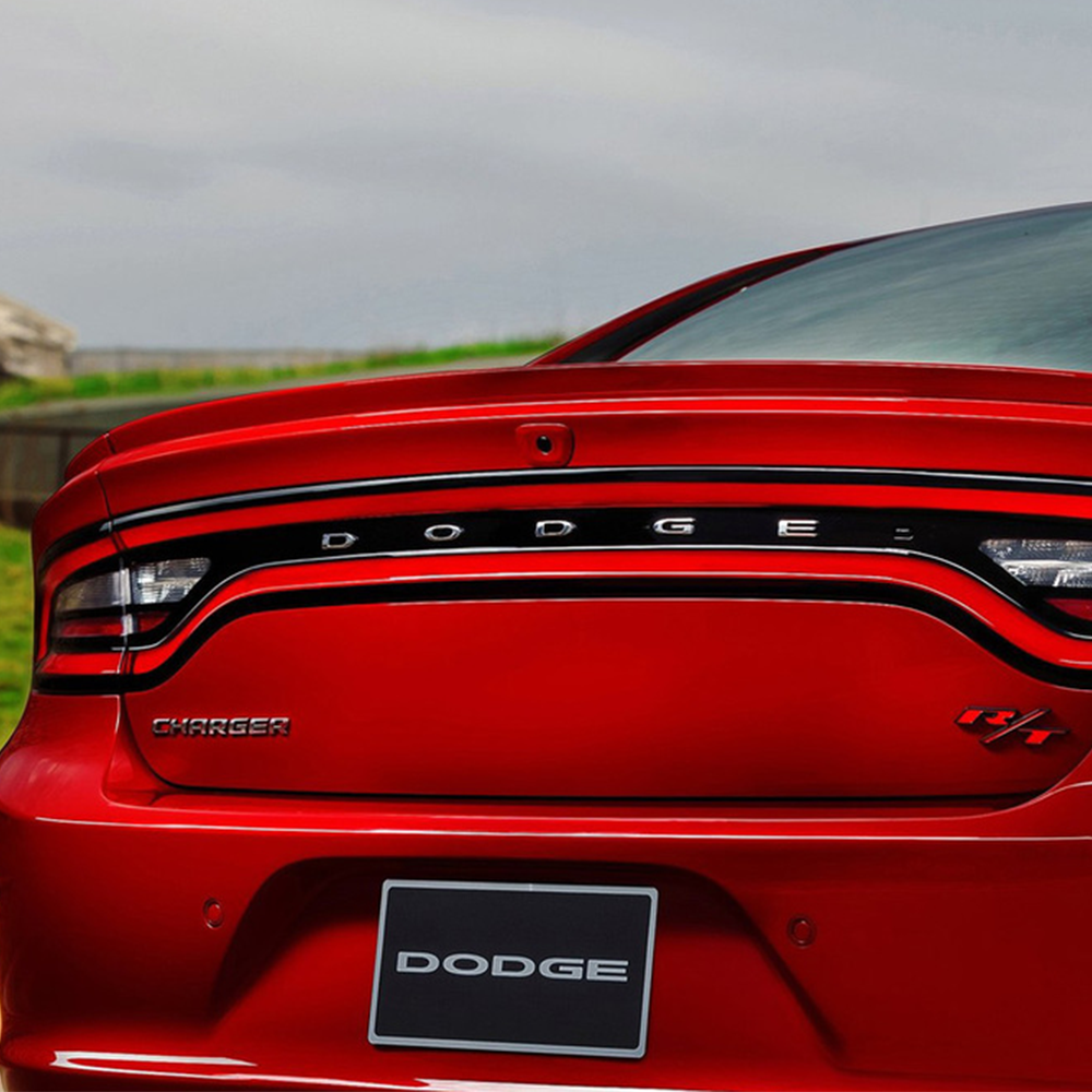For 2014-2023 Dodge Charger Durango ABS Rear Tailgate Trunk Lid Letter Gloss Silver Dodge 68081675AB