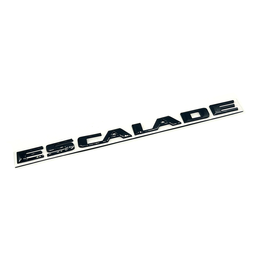 1PC 2015-2022 Escalade Plastic Rear Liftgate Letter Gloss Black Cadillac 86543262 23440294