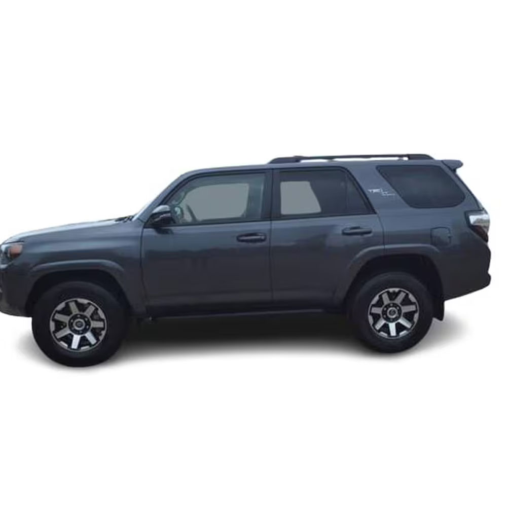 4Pcs 2014-2023 4Runner 2014 FJ Cruiser ABS Plastic Wheel Center Cap 4260B-35100 Black Silver Toyota