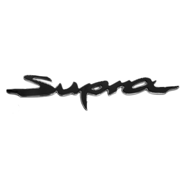 1Pc Supra ABS Plastic 3D Rear Tailgate Letter Black Silver Toyota 90118-WA440