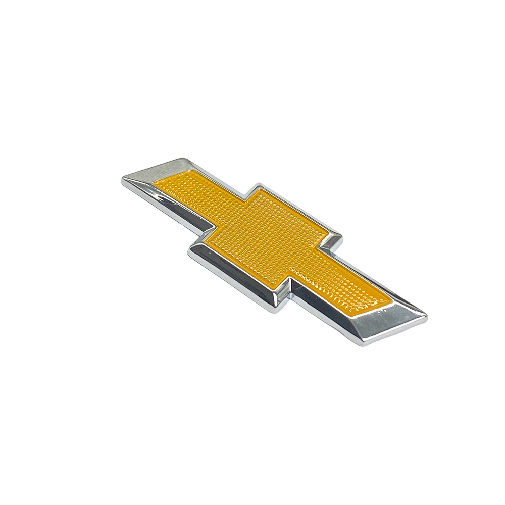 1PC Silverado Metal Steering Wheel Bowtie Badge Yellow Chevrolet AT-STVYOL65