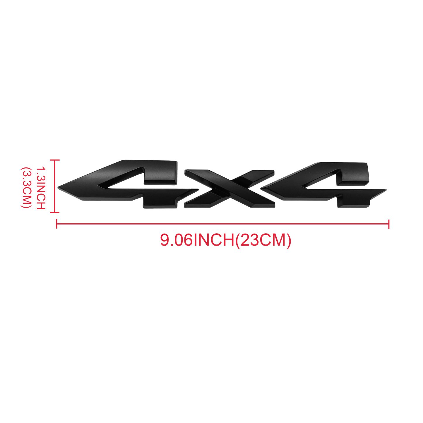 2019-2026 Ram 1500 2500 3500 ABS 4X4 Tailgate Badge Matte Black Dodge Rear Trunk Decal Nameplate