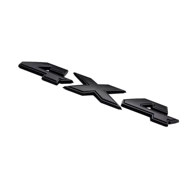 2009-2020 Ram 1500 2500 3500 ABS 4X4 Tailgate Badge Matte Black Dodge Rear Trunk Decal Nameplate