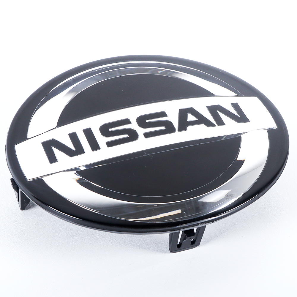 For 2019-2022 Altima Maxima ABS Front Grille Emblem Chrome Black Nissan 62889-6CA0A