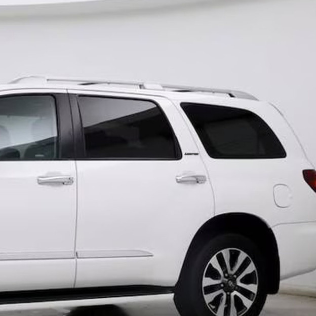 4pcs 2008-2021 Sequoia Limited Plastic Front Grille Rear Tailgate Overlay Emblem Matte Black Toyota 75311-0C030