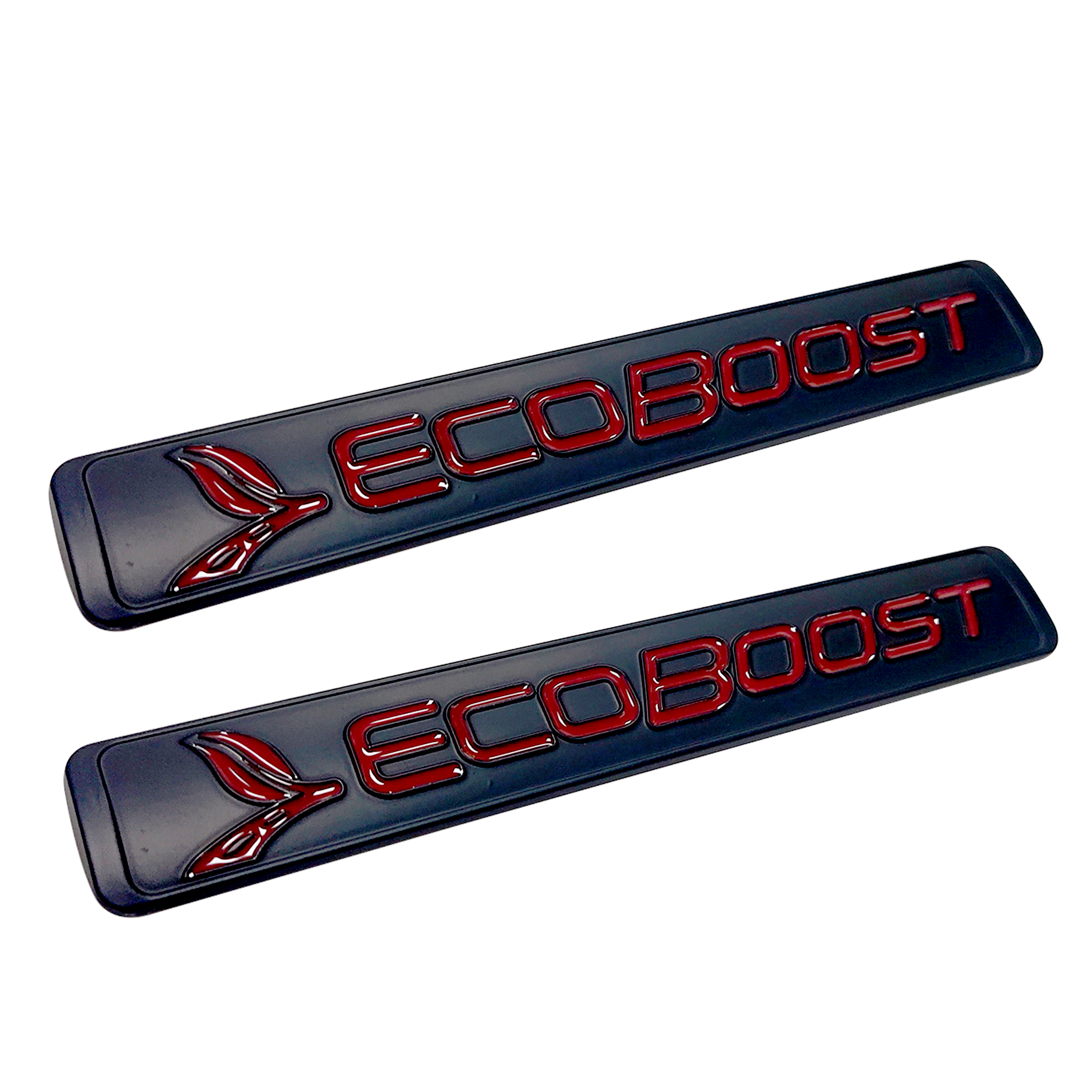 2011-2026 F-150 Mustang Explorer Ranger EcoSport Metal EcoBoost Fender Badge Black Red Ford Decal Nameplate