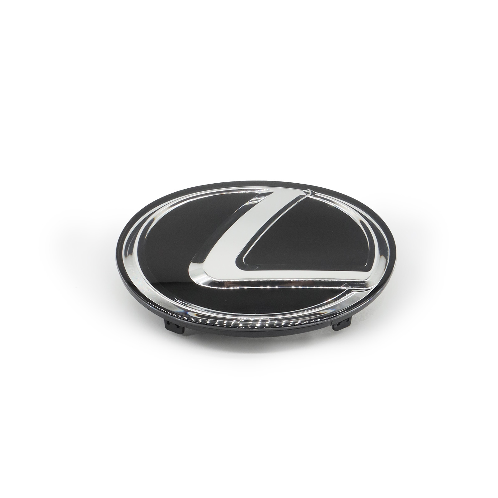 1pc 2020-2023 IS250 IS300 IS350 (w/o radar) Plastic 3D Raised Front Grille Badge Emblem Black Chrome Lexus 90975-A2021