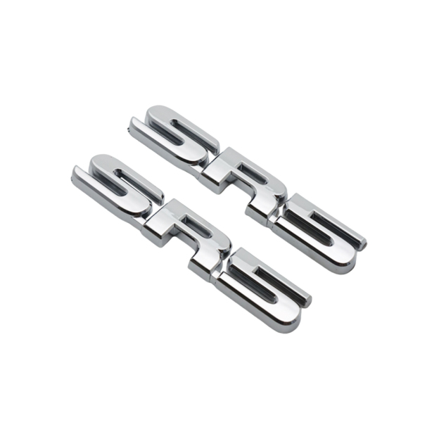 2PCS TUNDRA  TACOMA 4RUNNER SEQUOIA ABS Plastic SR5 Letter Side Fender Door Silver Toyota