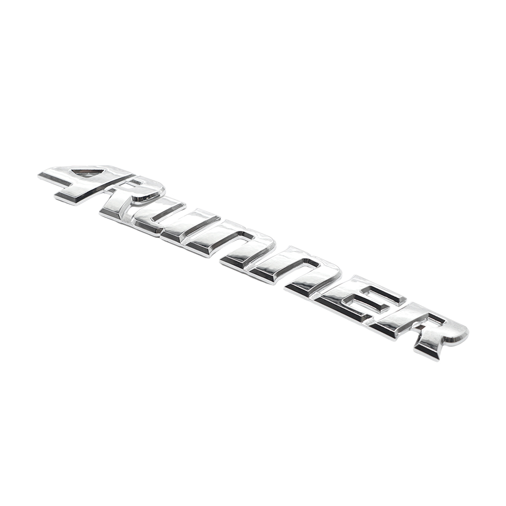 1PCS 1996-2002 4Runner ABS Plastic Letter Rear Tailgate Trunk Gloss Silver Toyota 75445-35060