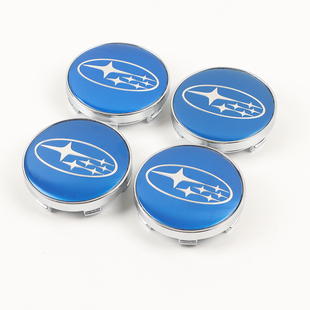 4Pcs Forester Crosstrek ABS Plastic Wheel Center Caps Rim Gloss Blue 28821SA030 Subaru