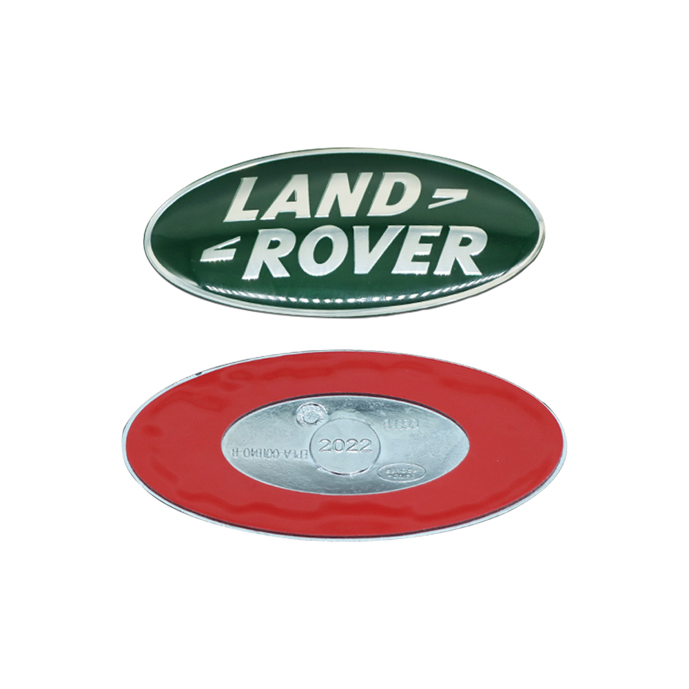 1pc Range Rover Plastic Rear Tailgate Emblem Chrome Green Land Rover DAH500330