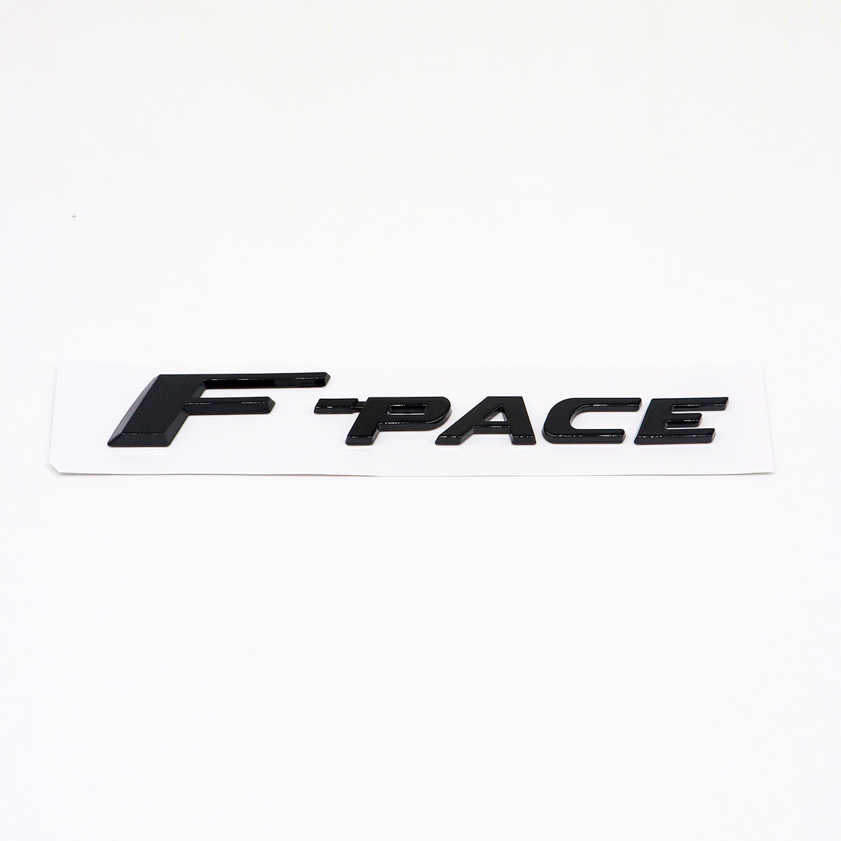 2017-2020 F-PACE Tailgate Badge ABS Matte Black Jaguar Self-Adhesive Decal Nameplate