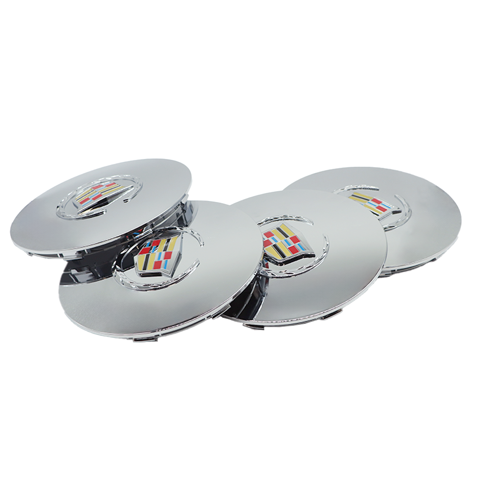 4Pcs 2003-2006 Escalade ESV EXT Plastic Polished Wheel Center Hub Caps Chrome Cadillac 9594878 197mm