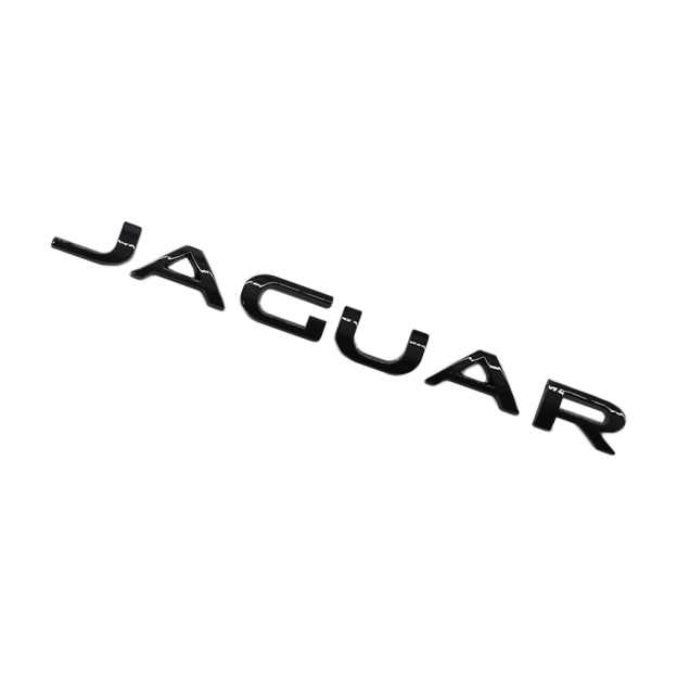 2010-2023 F-TYPE XJ XJR XJS XF XE XJ6 F-PACE Tailgate Letter ABS Black Jaguar Self-Adhesive Decal Nameplate