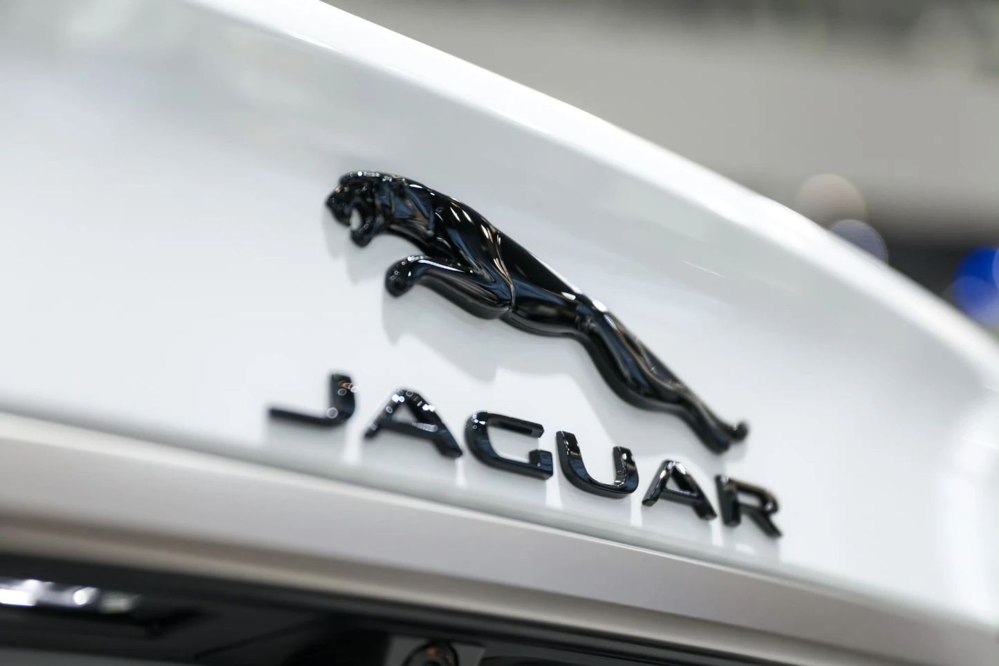 2010-2023 F-TYPE XJ XJR XJS XF XE XJ6 F-PACE Tailgate Letter ABS Black Jaguar Self-Adhesive Decal Nameplate