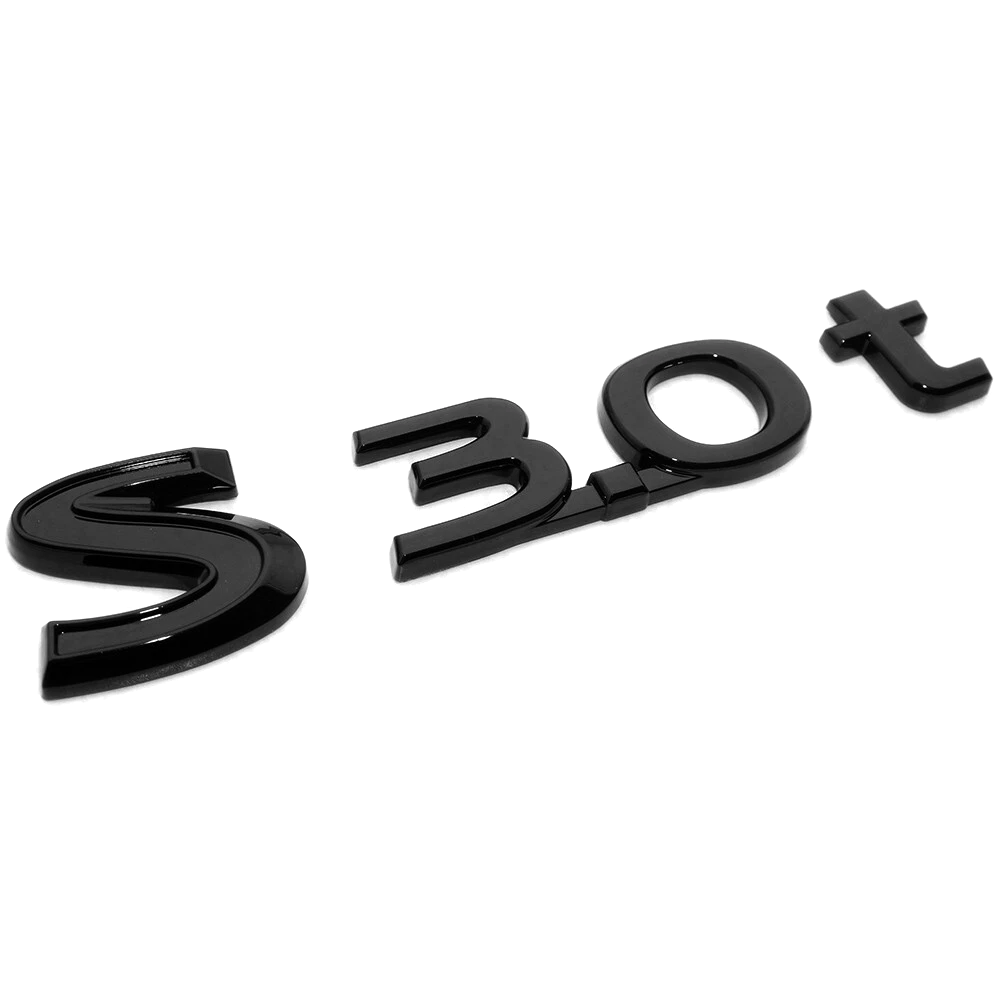 For 1982-2024 Nissan 1990-2024 Infiniti S3.0t ABS Left or Right Liftgate Letter Nameplate Gloss Black Infiniti 63890-5CH5A