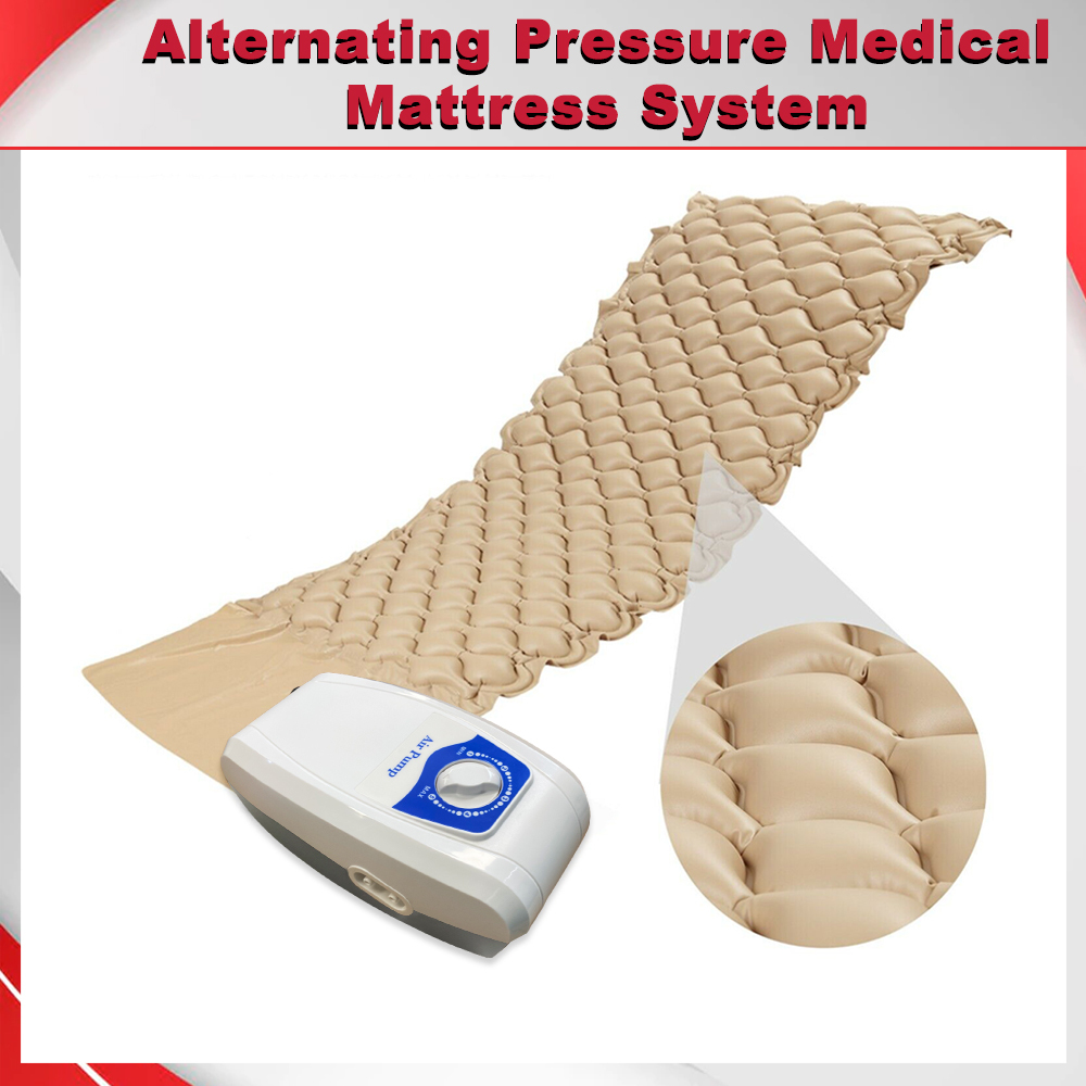 Alternating Pressure Pad Air Mattress Topper with Pump Hospital Medical Bedsore