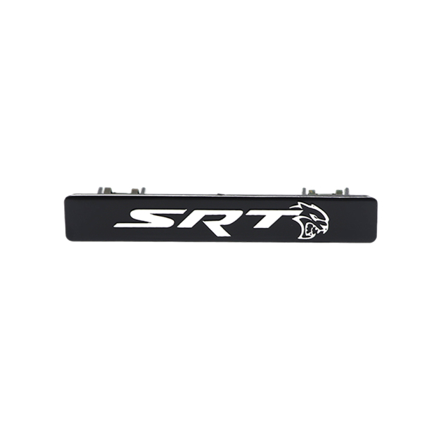 2015-2017 Charger ABS SRT Hellcat Dash Badge Black Chrome Dodge 68270827AA Devilcat Decal Nameplate