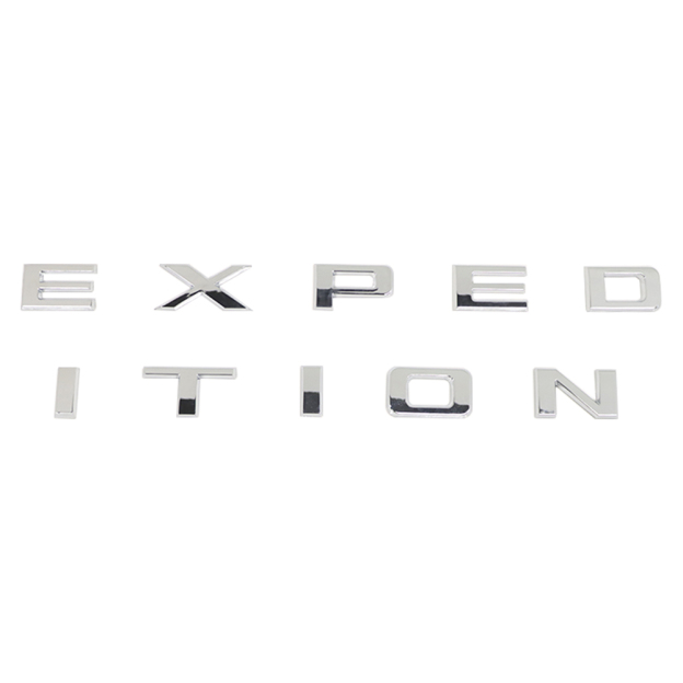 2022-2024 Expedition Front Hood / Tailgate Letters ABS Chrome Ford 3D Raised Stickers Decals