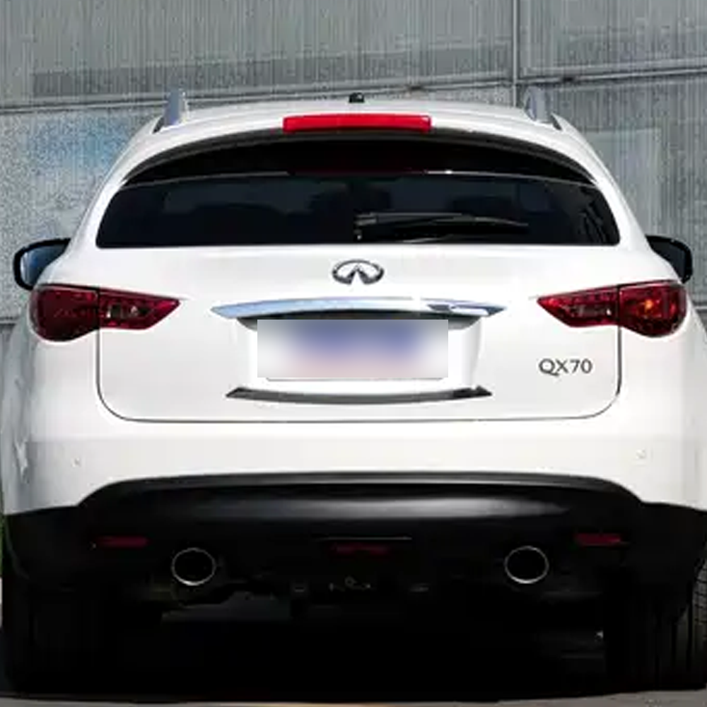 For 2014-2024 Infiniti QX70 ABS Rear Liftgate Letter Nameplate Gloss Black Infiniti