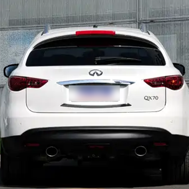 For 2014-2024 Infiniti QX70 ABS Rear Liftgate Letter Nameplate Gloss Black Infiniti