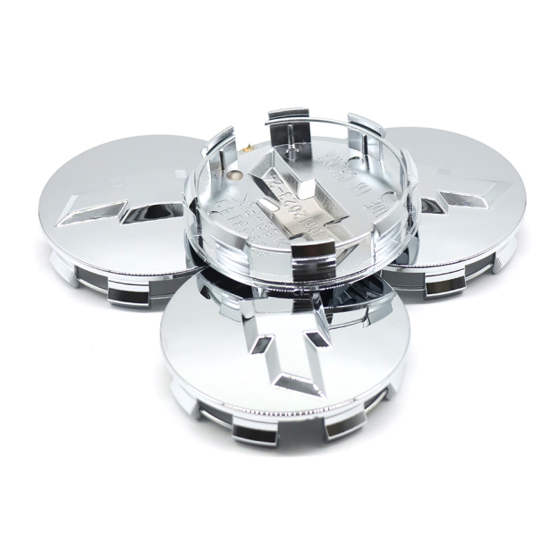 4Pcs 2007-2021 Silverado Suburban Tahoe Plastic Wheel Center Caps Gloss Silver Chevrolet 