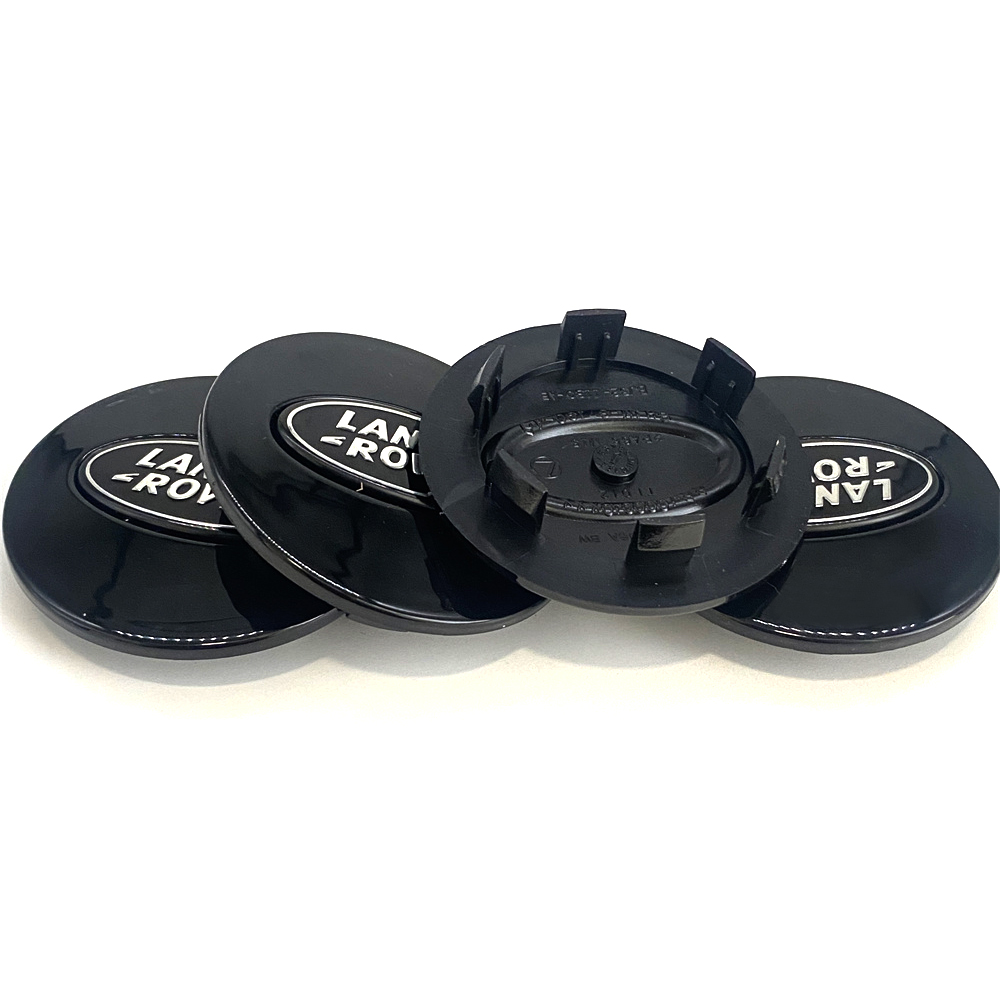 4pcs Range Rover Defender Discovery Freelander Plastic Wheel Center Hub Caps 62mm Glossy Black Land Rover 