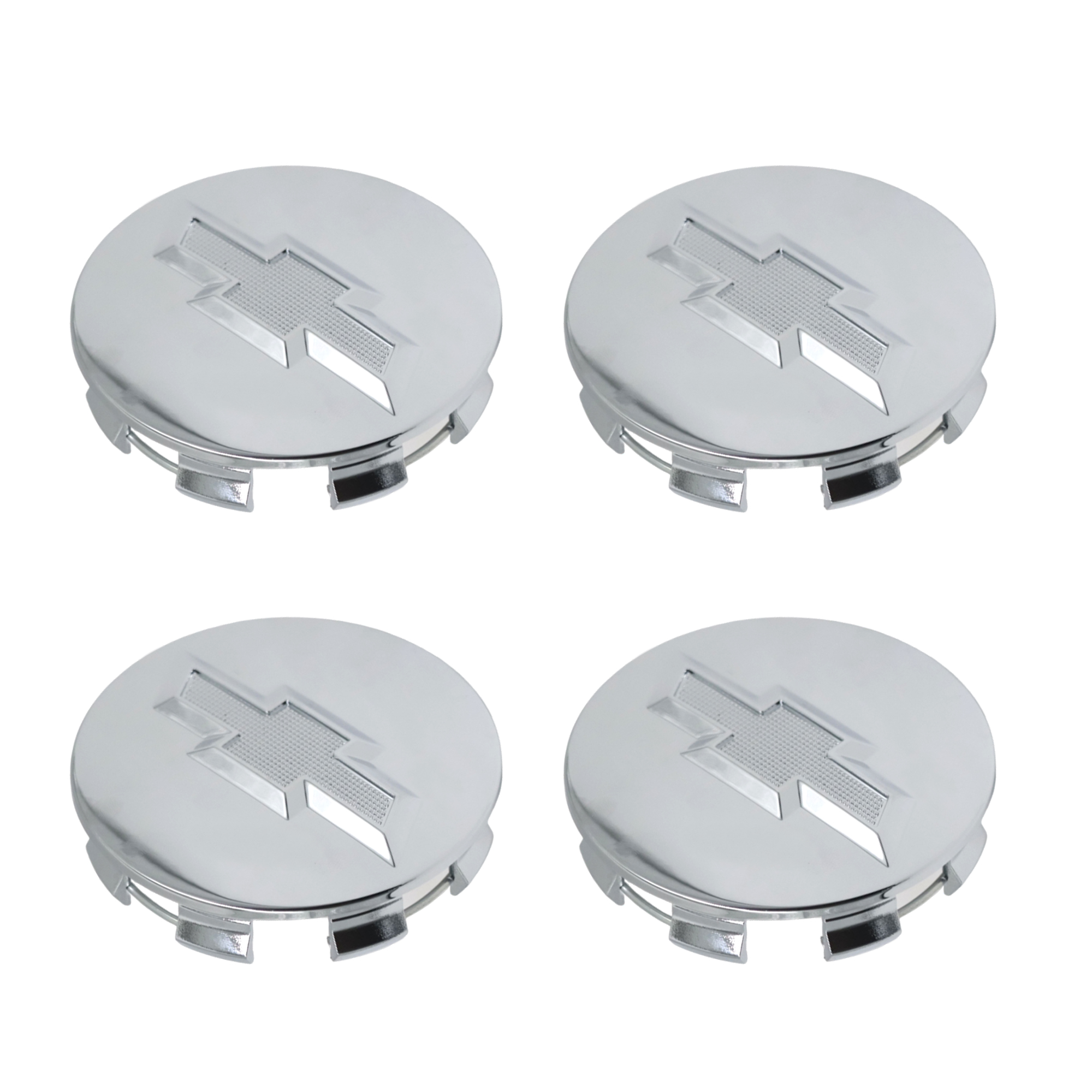 4Pcs 2014-2019 Silverado Suburban Tahoe Plastic Wheel Center Caps Chrome Chevrolet 83mm