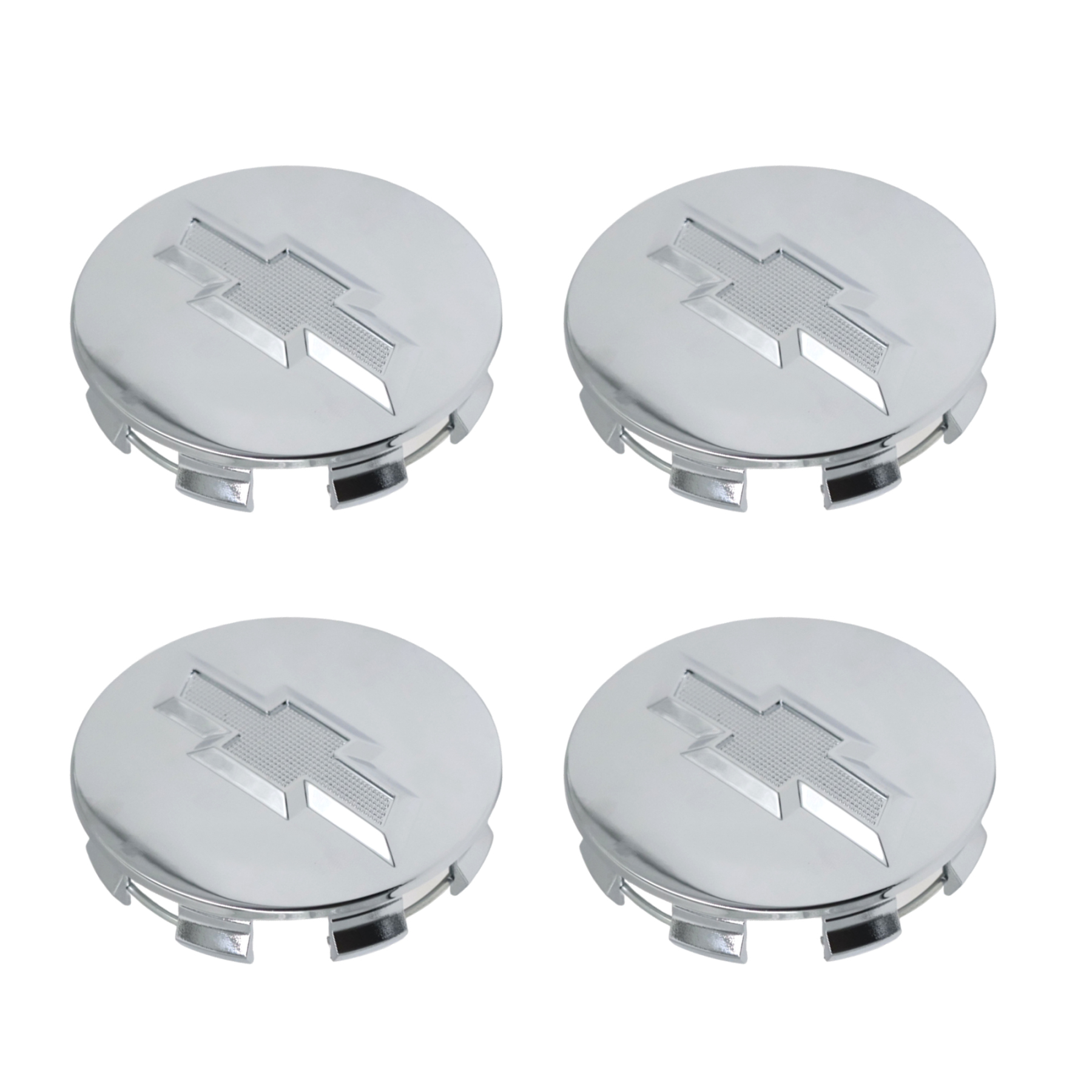4Pcs 2014-2019 Silverado Suburban Tahoe Plastic Wheel Center Caps Chrome Chevrolet 83mm