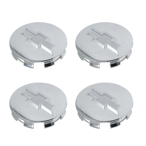 4Pcs 2014-2019 Silverado Suburban Tahoe Plastic Wheel Center Caps Chrome Chevrolet 83mm